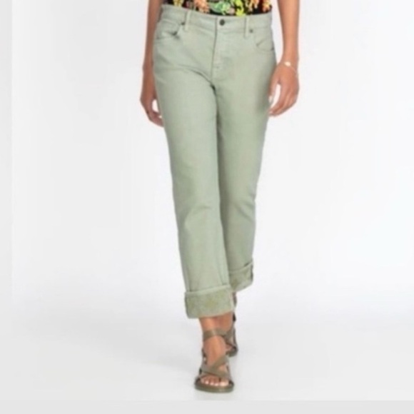 JOHNNY WAS CATALINA COTTON BOYFRIEND JEANS SIZE 27 - Picture 2 of 16